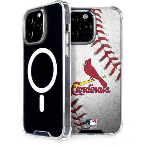 MLB St. Louis Cardinals Game Ball iPhone 15 Pro Max MagSafe Case